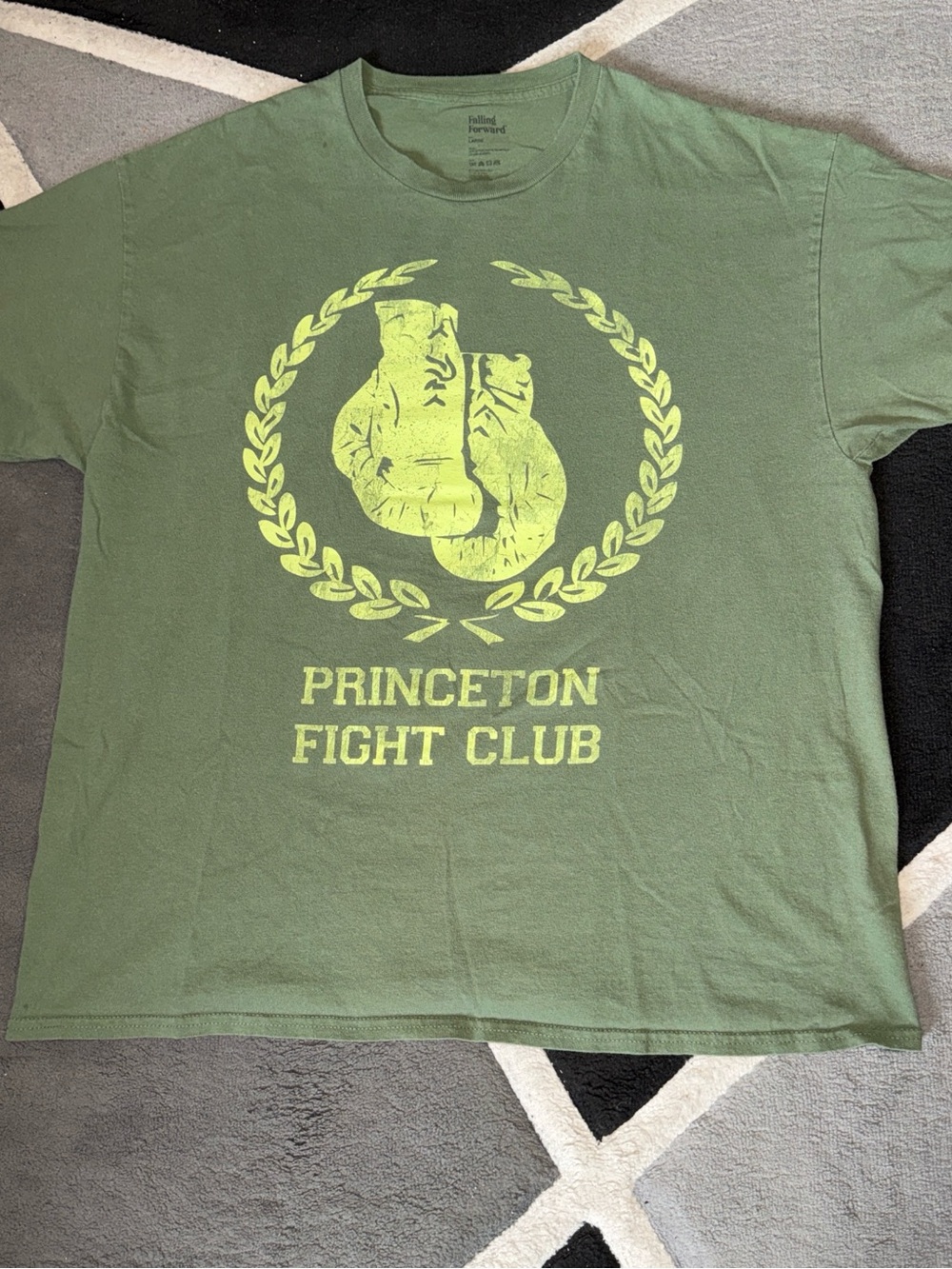 Princeton Fight Club green t-shirt
